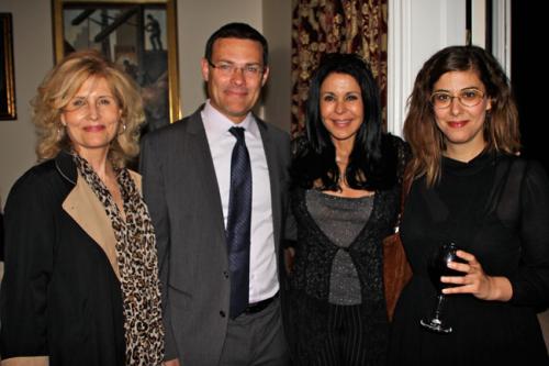 The Israeli Consulate in Los Angeles Supporting Angels in the Sky and Enjoying the Evening: Carolyn, David, Maria and Atar