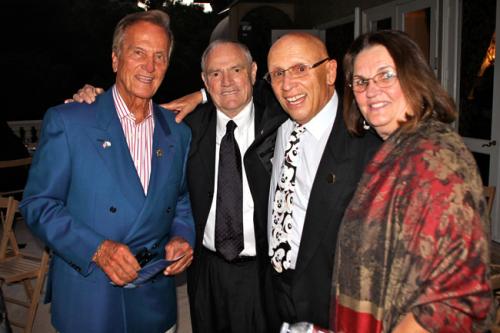 Pat Boone and Composer Allan Jay Friedman with Friends of Angels in the Sky