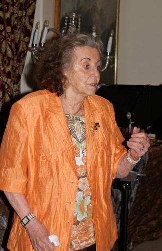 IAF veteran Varda Yoran, a speaker at our event and wife of Shalom Yoran, an AIF mechanic during the War of Independence